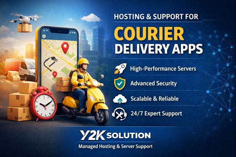 Reliable Hosting & Server Support for Courier Delivery Apps – Why It Matters
