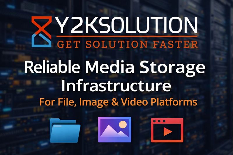 Reliable Media Storage Infrastructure for File Image & Video Platforms – Powered by Y2K Solution