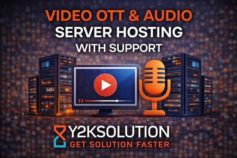 Video OTT and Audio Server Hosting with Support: A Complete Solution for Streaming Platforms