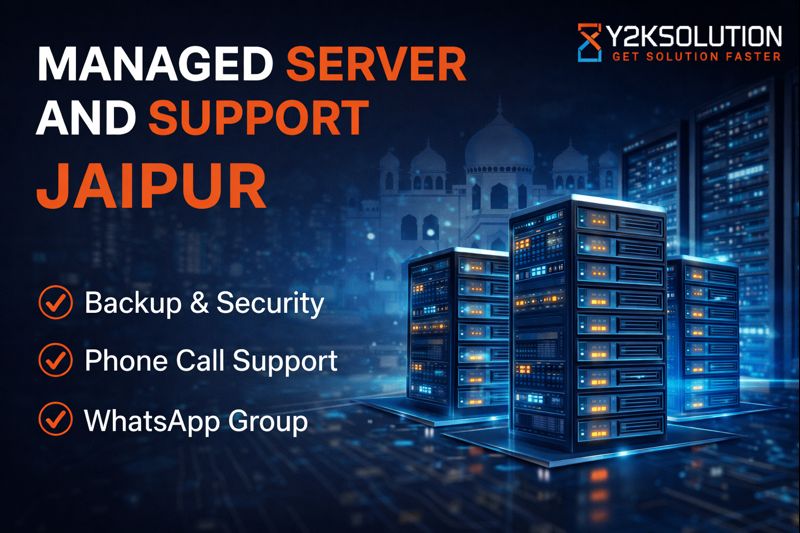 Managed Server and Support in Jaipur: Reliable IT Backbone for Growing Businesses