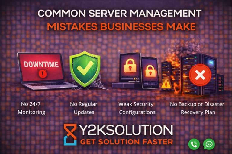 Common Server Management Mistakes Businesses Make