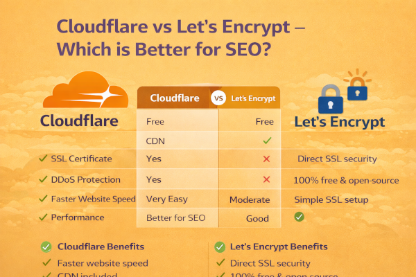 Cloudflare vs Let’s Encrypt – Which is Better for SEO? A Complete Comparison Guide