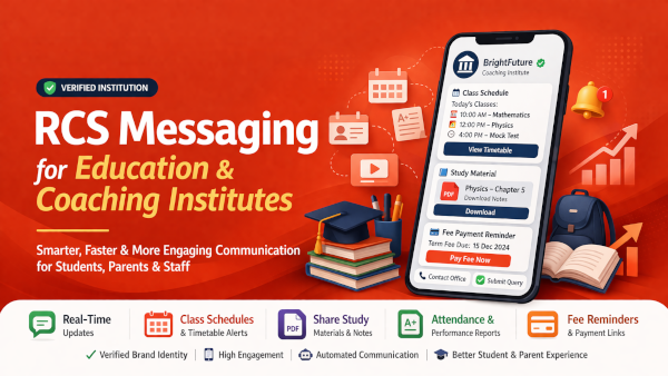 RCS Messaging for Education & Coaching Institutes: A...