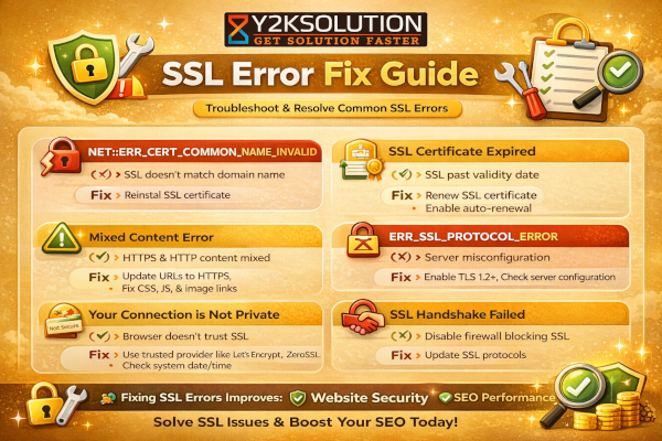 SSL Error Fix Guide: How to Troubleshoot &...