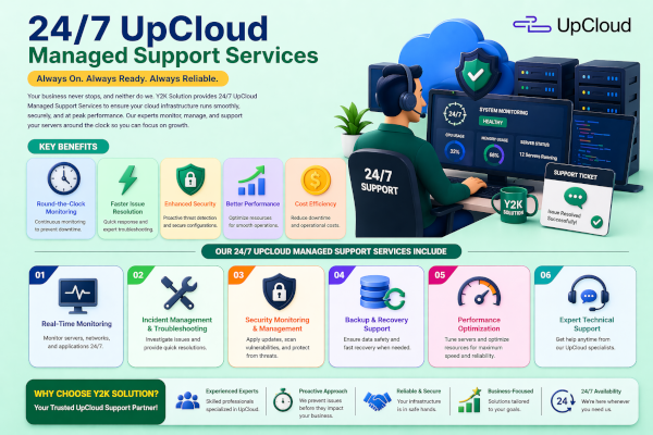 24/7 UpCloud Managed Support Services: Continuous Monitoring, Rapid Response, and Reliable Cloud Operations for Your Business