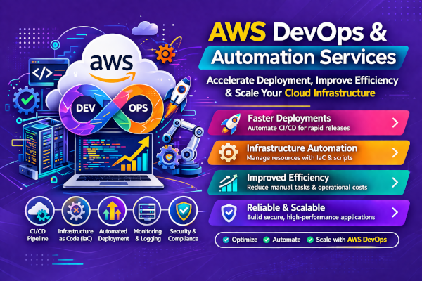 AWS DevOps and Automation Services: Accelerate Deployment, Improve Efficiency, and Scale Your Cloud Infrastructure