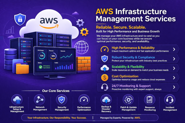 AWS Infrastructure Management Services: Reliable, Secure, and Scalable Cloud Infrastructure
