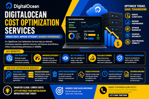 DigitalOcean Cost Optimization Services: Reduce Cloud Expenses and Maximize Infrastructure Efficiency