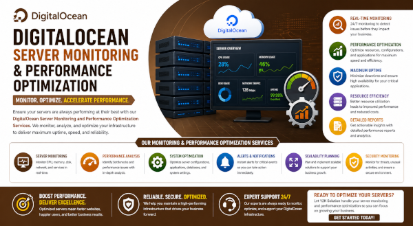 DigitalOcean Server Monitoring and Performance Optimization