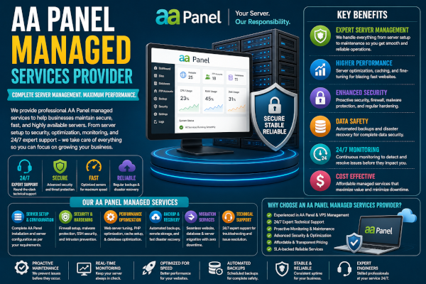 AA Panel Managed Services Provider: Complete VPS and Server Management Solutions