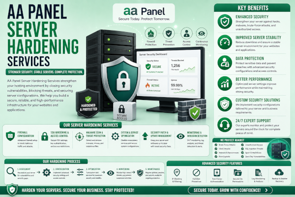 AA Panel Server Hardening Services: Advanced Security Protection...