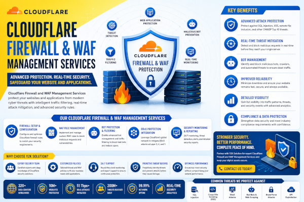 Cloudflare Firewall and WAF Management Services
